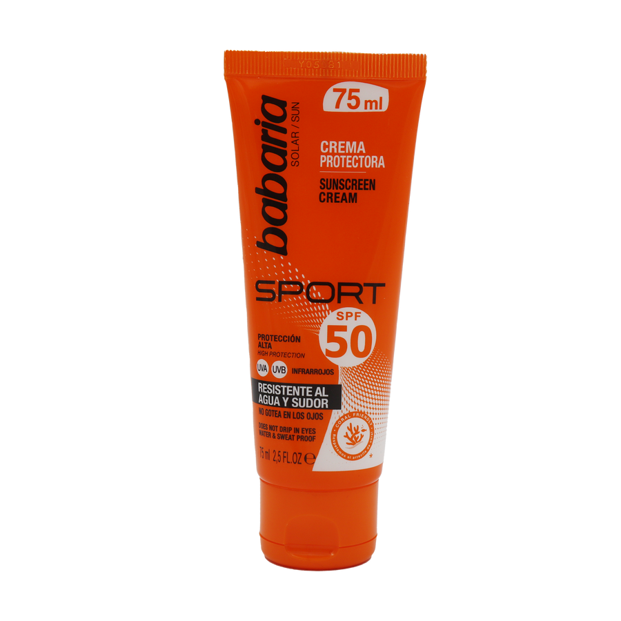 Babaria Sunscreen Cream Sport Spf 50 75ml