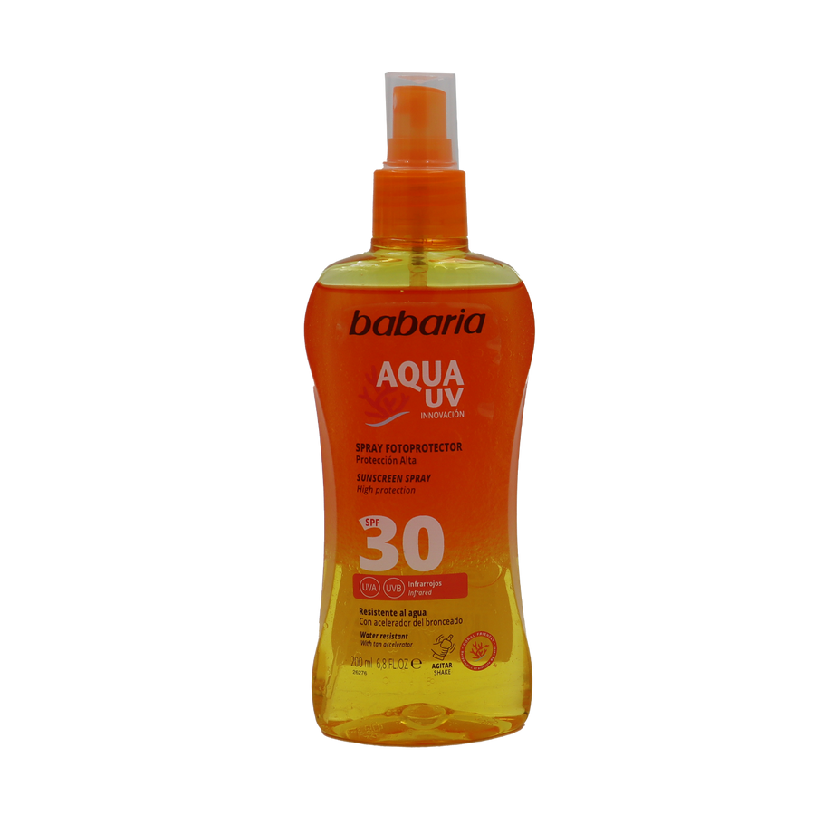 Babaria Aqua Sunscreen Spray SPF30 200ml