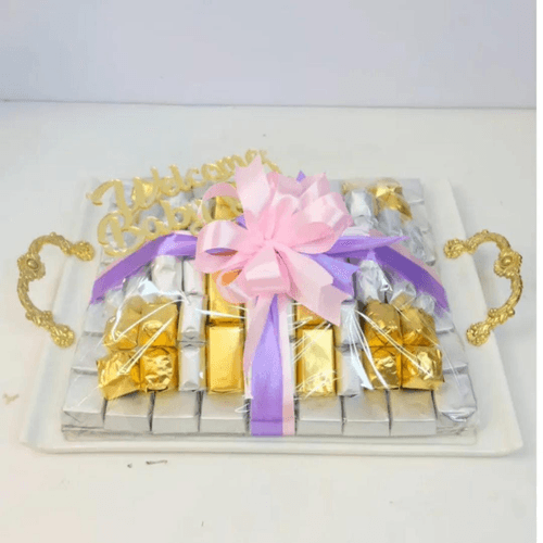 Baby Girl Chocolate Arrangement