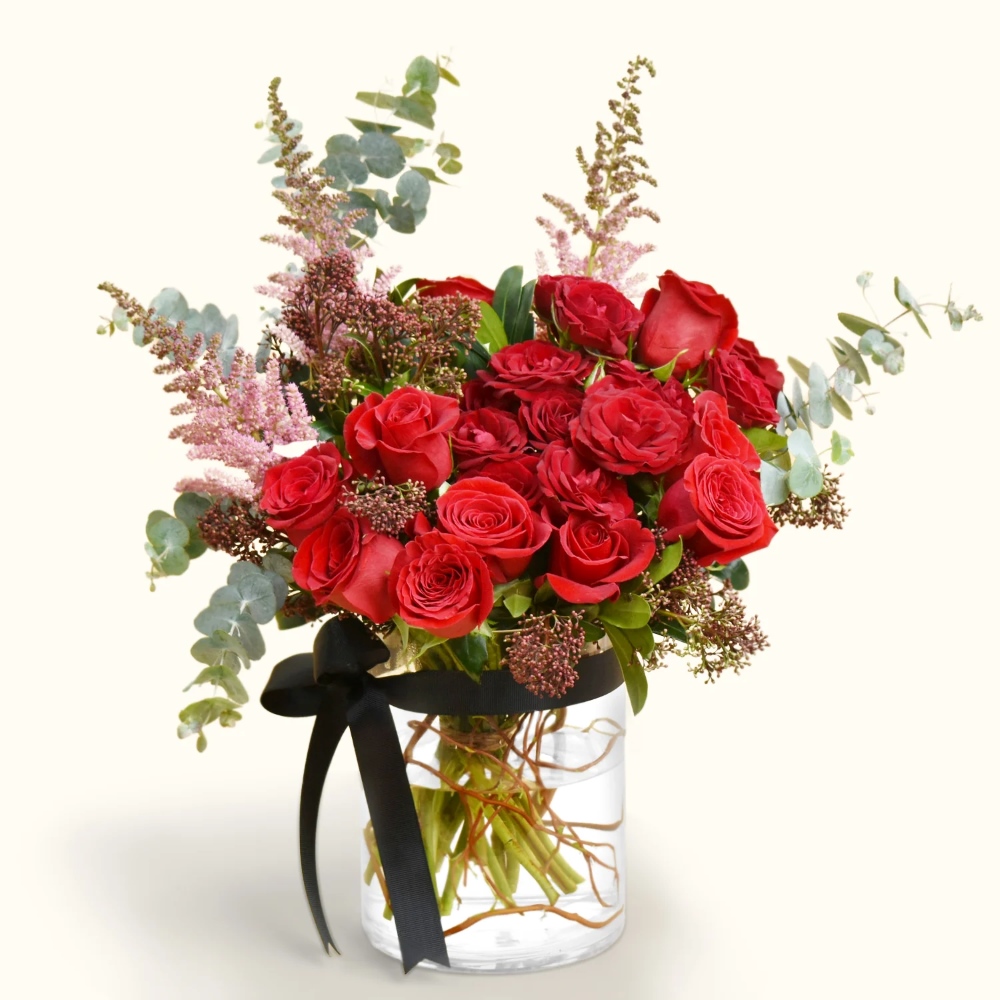 The Red Garden Vase