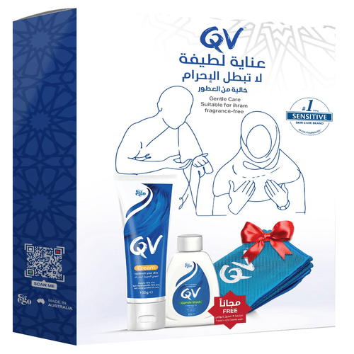 Qv Haj Kit Cream (Wash + Towel Free )