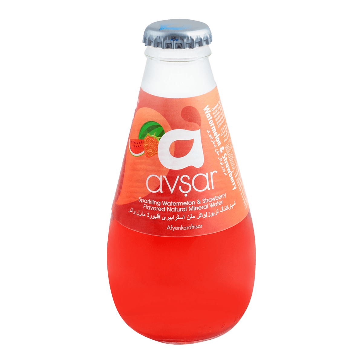 Avsar sparkling Watermelon&strawberry flavored natural mineral water