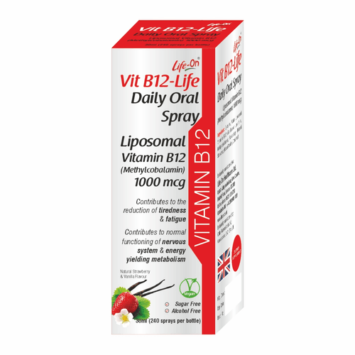 Life On Liposomal Vitamin B12 Life Spray 30 Ml 