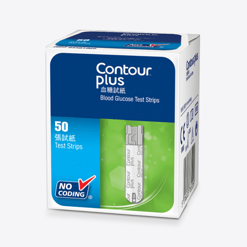 Contour Plus Test Strips 50'S