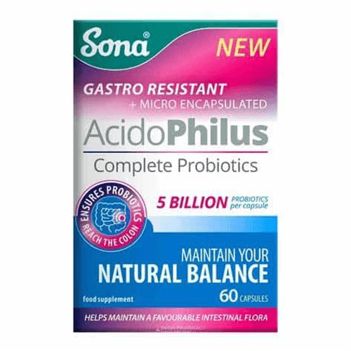 Sona Acidophilus Complete Probiotics 60 Cap