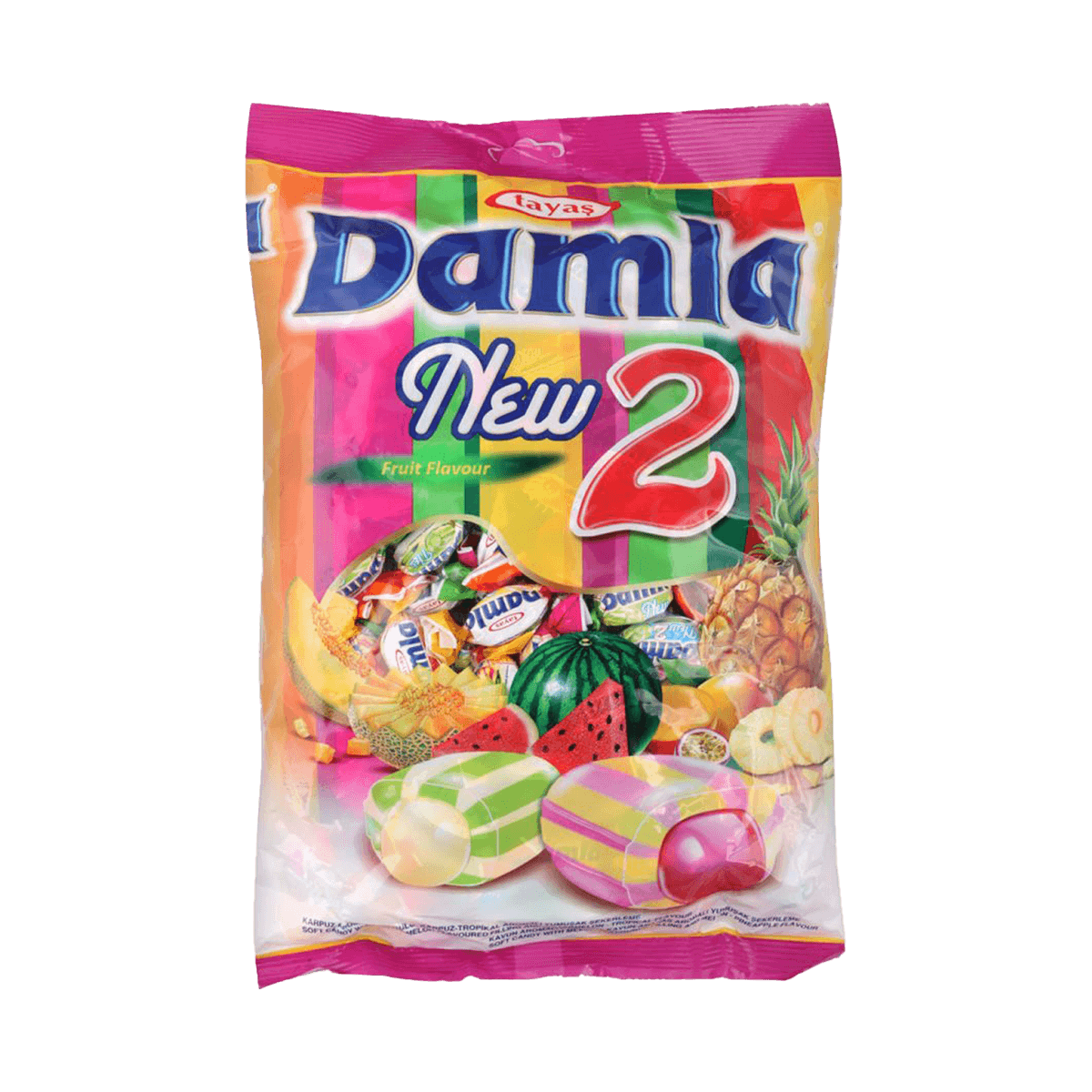 Damla New 2 Tropical Fruits Watermelon Chews