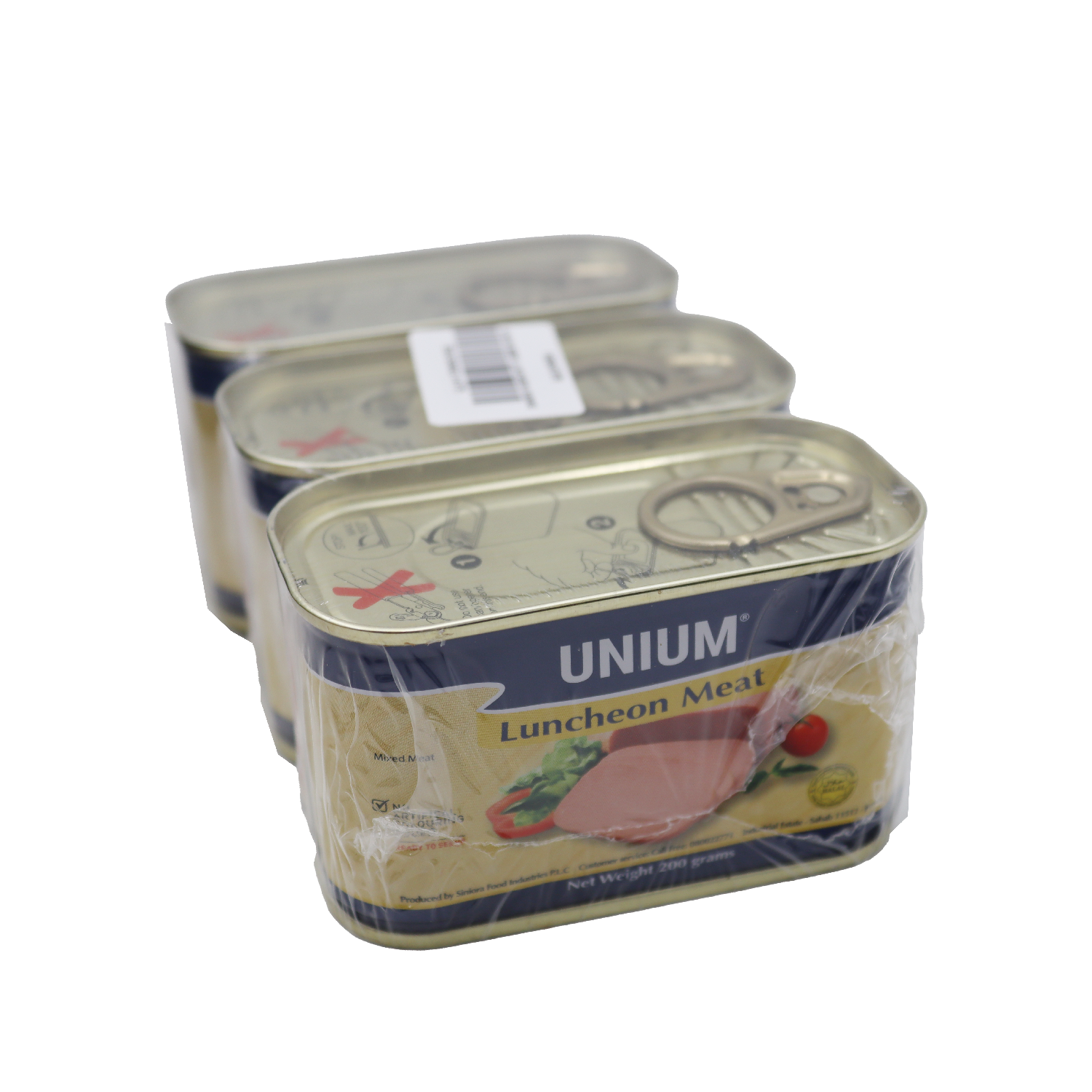 Unium Beef Luncheon 3x200g