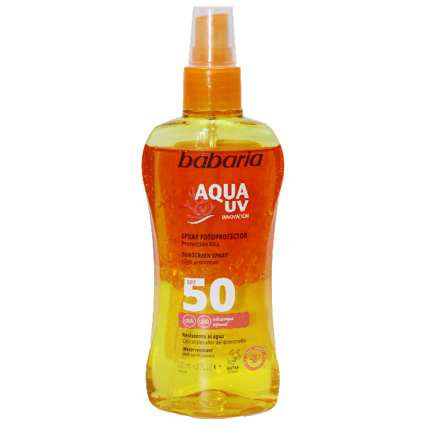 Babaria Aqua sunscreen spray Spf 50 200ml