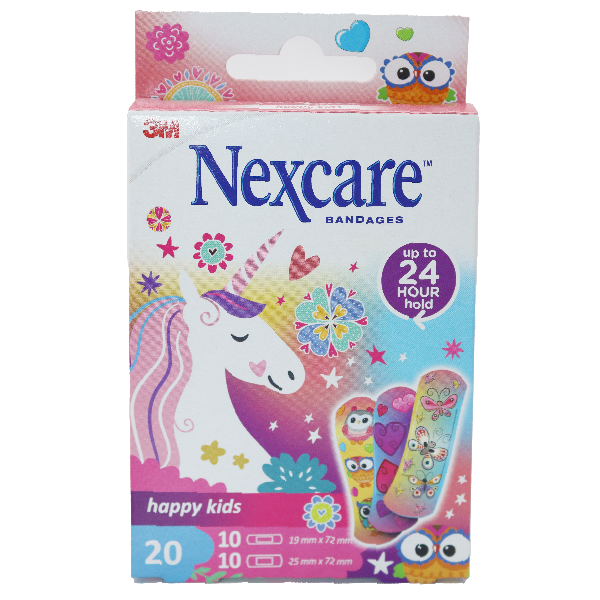 Nexcare Happy Kids Plasters Magic Assorted 20pc 