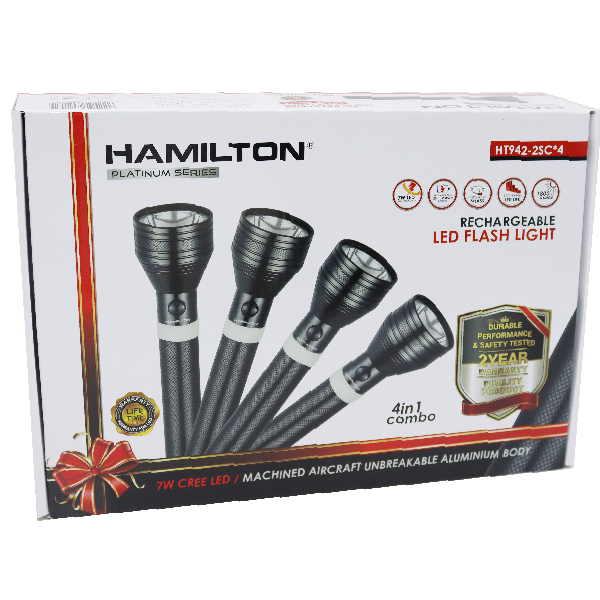 Hamilton Flash Light Combo 4In1 Ht942-2Scx4