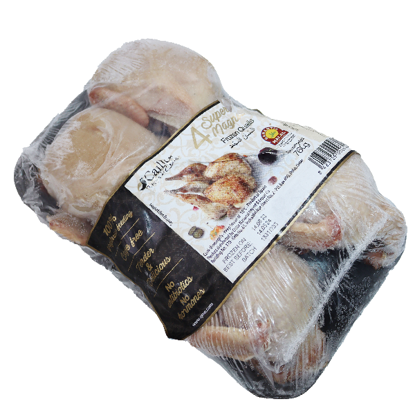 Caillor Frozen Quails 760gm 4 Super Magnum