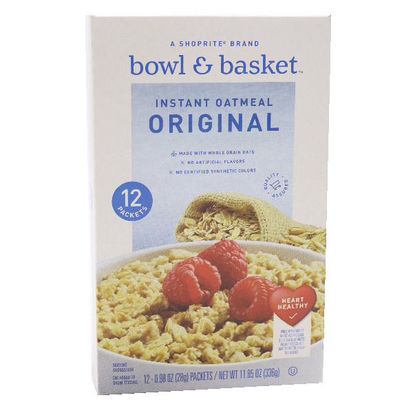 Bowl & Basket - Instant Oatmeal Original 11.85 oz