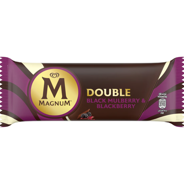 Magnum Ice Cream Double Mulberry & Blackberry