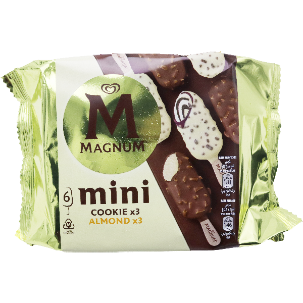 Magnum Mini Ice Cream Stick Cookie & Almond 345ml