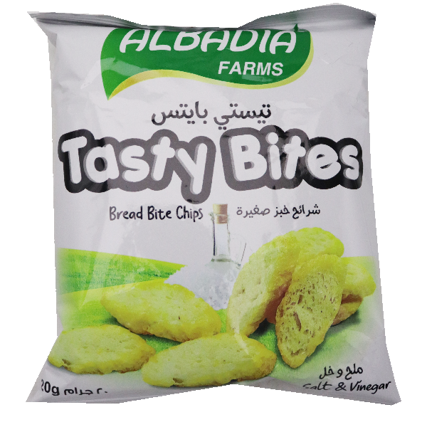 Al Badia Tasty Bites Salt & Vinegar 20g