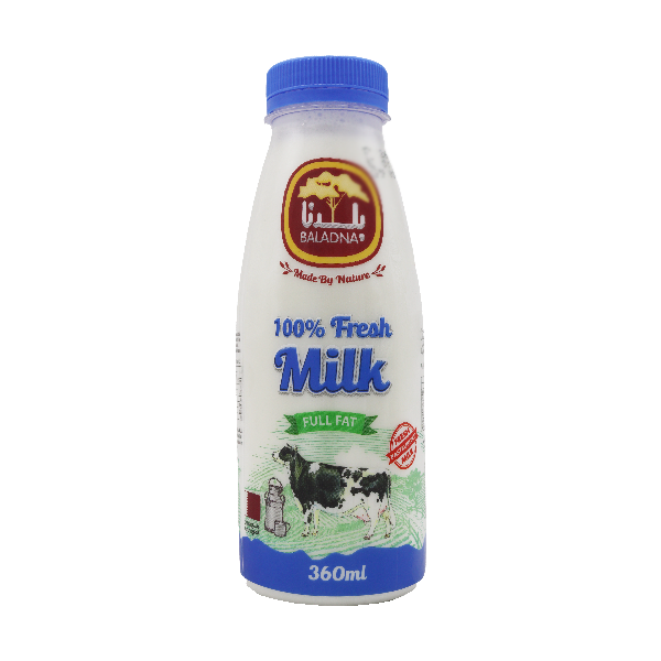 Baladna Fresh Milk Full Fat 360ml