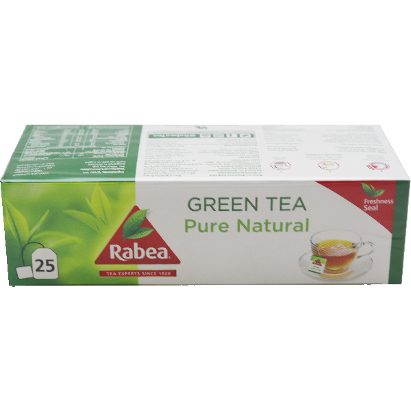 Rabea Naturally Green Tea Bags 25X1.8g