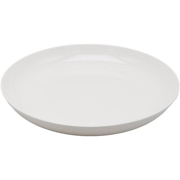 Vague Melamine Round Ouzi Insert Plate 46*h7.5 Cm Plain