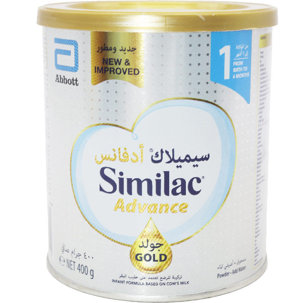 Similac Advance Gold1 Birth To 6 Month Infant Formula Based On Cow's Milk Powder 400g 