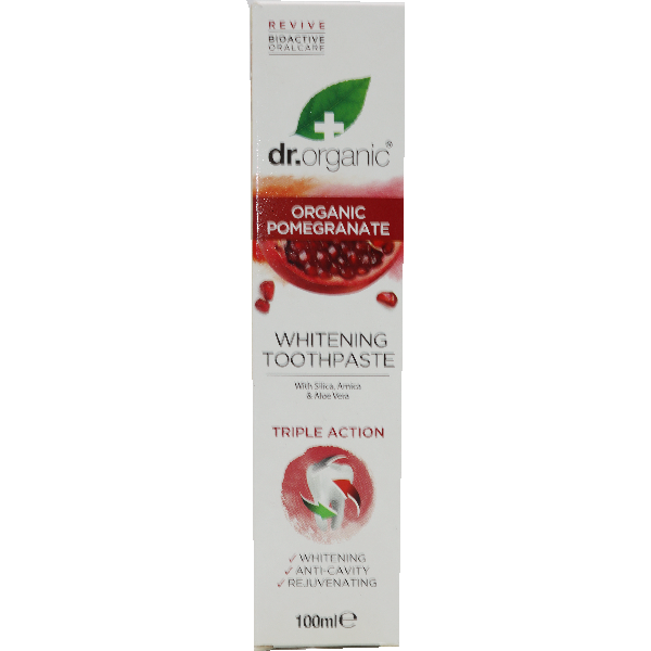 Dr Organic Pomegranate Toothpaste 00168 100ml