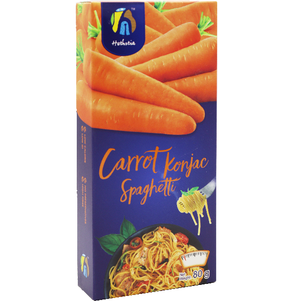 Hethstia Spaghetti Carrot Konjac Noodles 80g