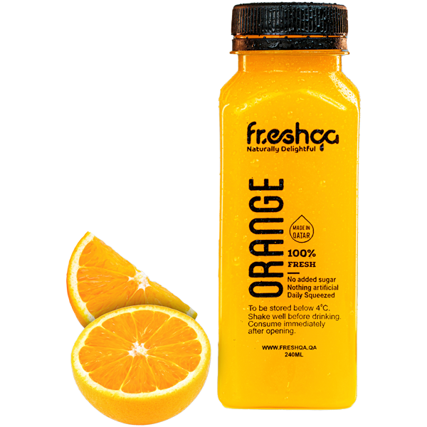 Freshqa Fresh Orange Juice 240 ml Cold-Pressed