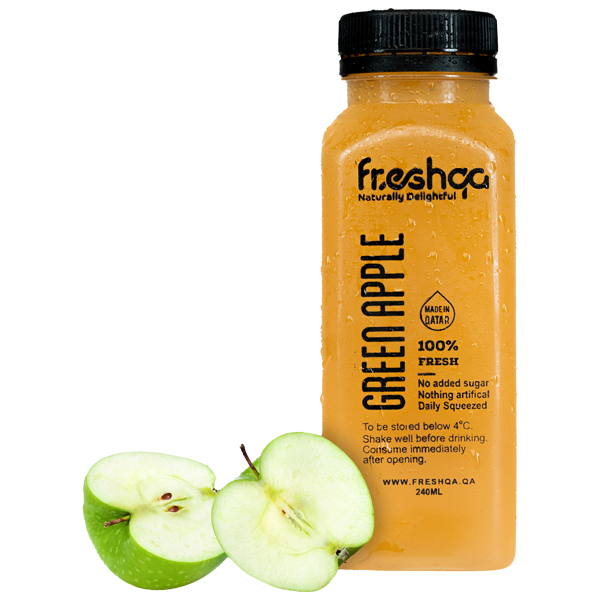 Freshqa Fresh Green Apple Juice 240 ml Cold-Pressed