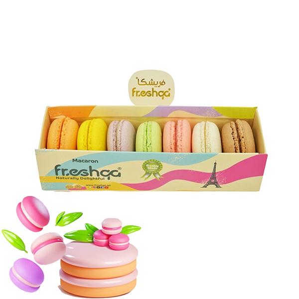 Freshqa Macaron( 7pc)   (French Blend)