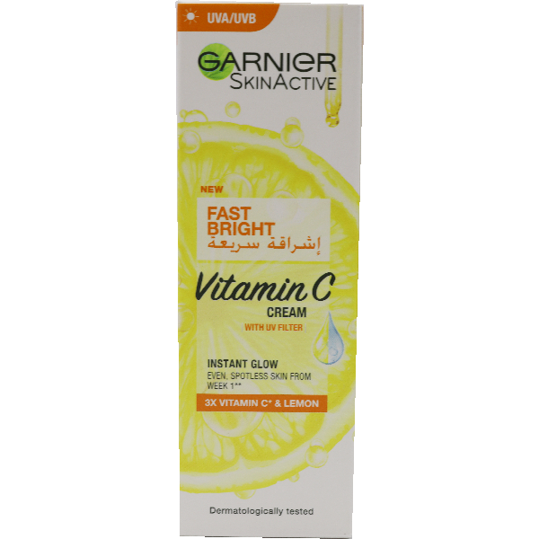 Garnier Skin Fast Brigt Vitamin C Cream-uv Filter 100ml