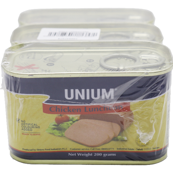 Unium Chicken Luncheon 3x200g