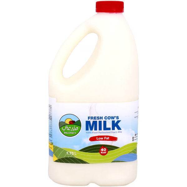 Mazzraty Fresh Milk Low Fat 1.75L