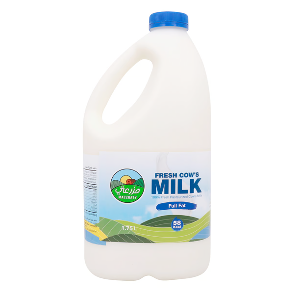 Mazzraty Fresh Milk Full Fat 1.75L