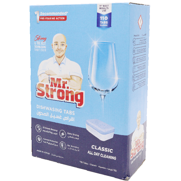 Mr.Strong Classic Dishwashing Tabs 110 Pc