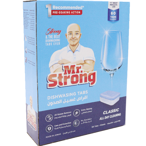 Mr.Strong Classic Dishwashing Tabs 60pc