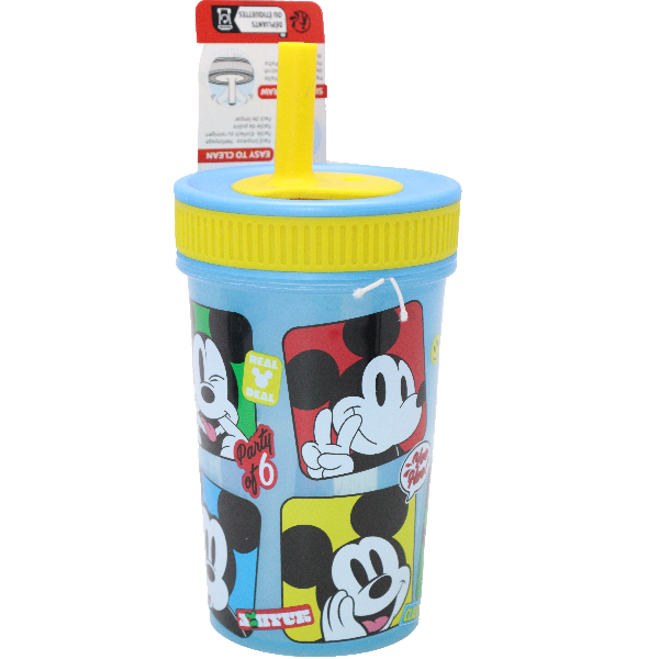 Stor Leak Proof Silicone Straw Tumbler Mickey Mouse Fun-tastic 465ml Tst057