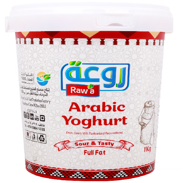 Rawa Arabic Yoghurt Full Fat 1kg