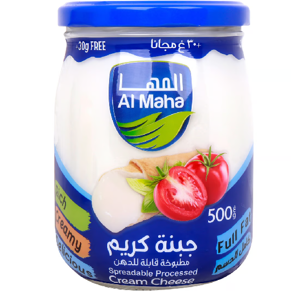 Al Maha Spreadable Cream Cheese 500g