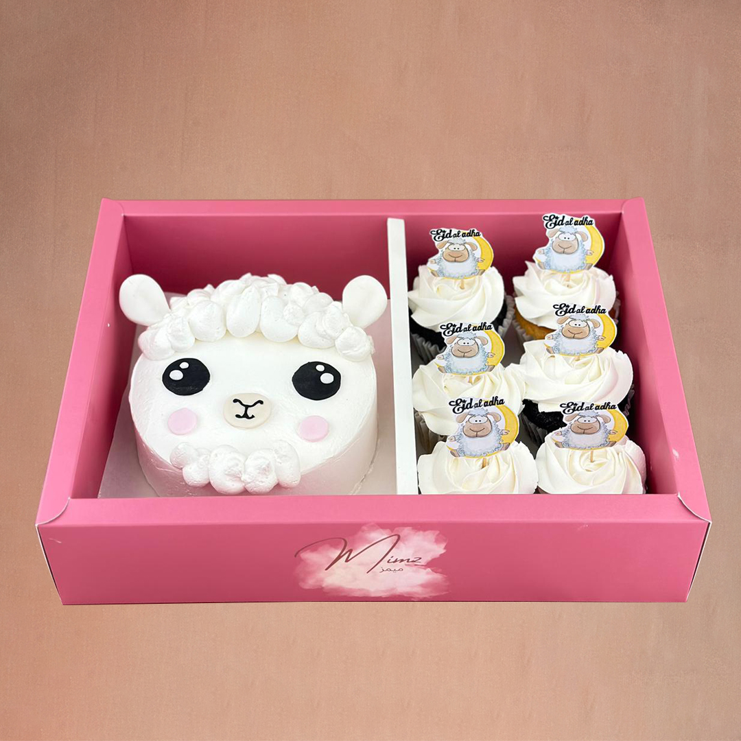 Gift Box Mini Cake And Cup Cakes