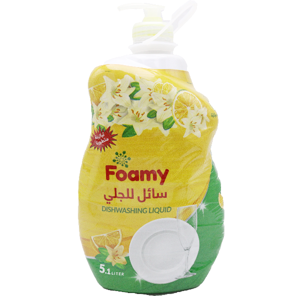 Foamy Dishwashing Liquid Lemon 5.1Ltr