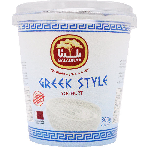 Baladna Plain Greek Yoghurt 360g