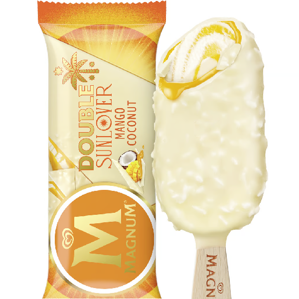 Magnum Ice Cream Double Sunlover Mango & Coconut 85ml