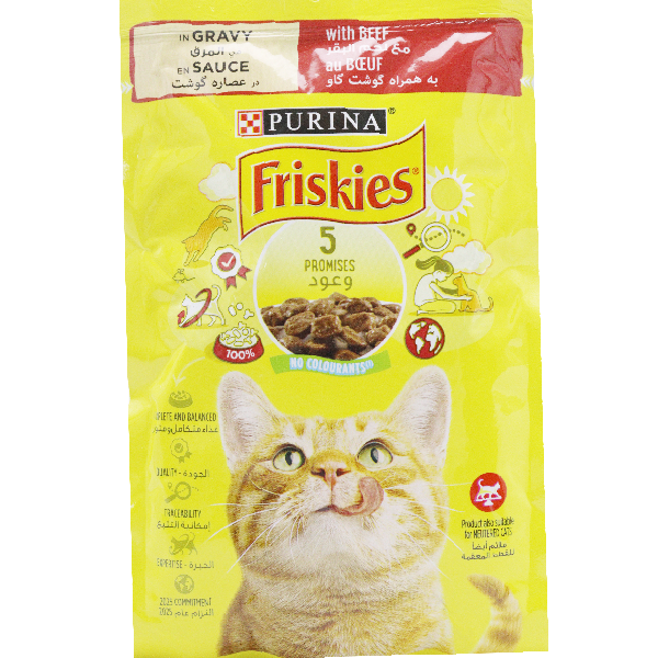 Purina Friskies Cat Cig Beef Pouch