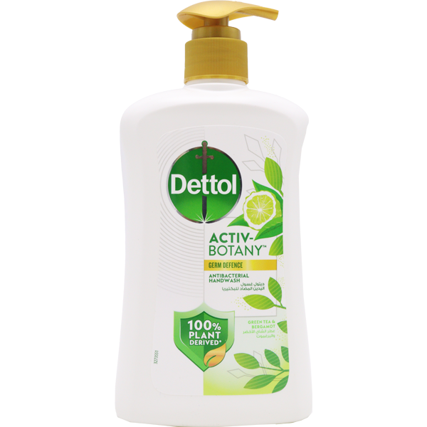 Dettol Activ Botany Antibacterial Green Tea and Bergamot Hand Wash 400ml