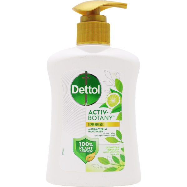 Dettol Activ Botany Antibacterial Green Tea and Bergamot Hand Wash 200ml