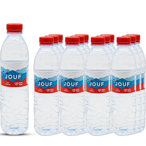 Jouf Pure Drinking Water Shrink low sodium 12x500ml