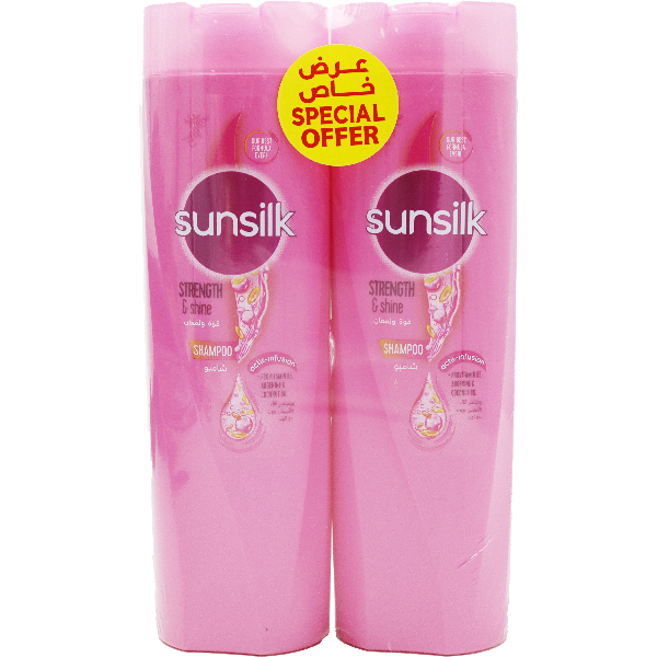 Sunsilk Shampoo Shine & Strength 2X400ml @25% Off