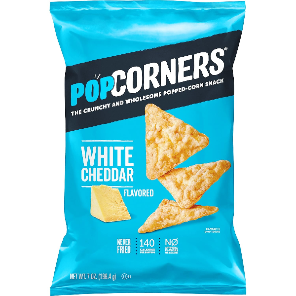 Popcorners Original Cheddar Popped Corn Chips 198.4g 7 Ounce