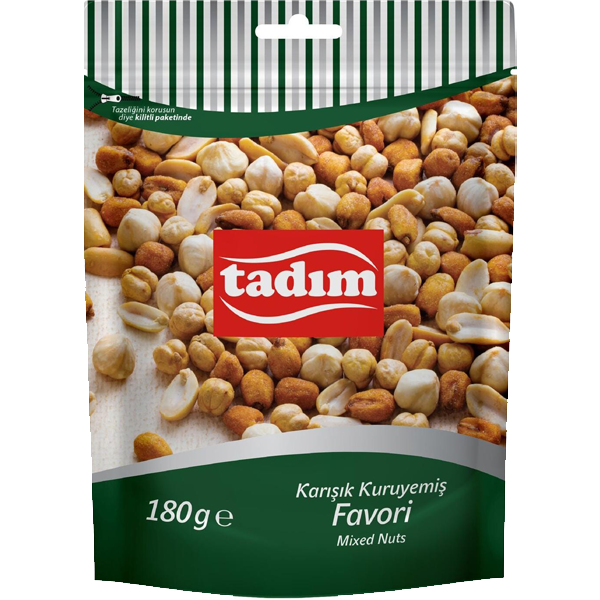 Tadım Roasted and Salted Mixed Nuts (Favori) 180g