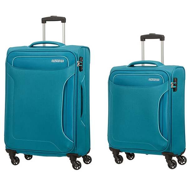 American Tourister  Holiday 55cm+ 68cm Teal Combo