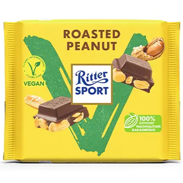 Ritter Sport Roasted Peanut Chocolate 100g